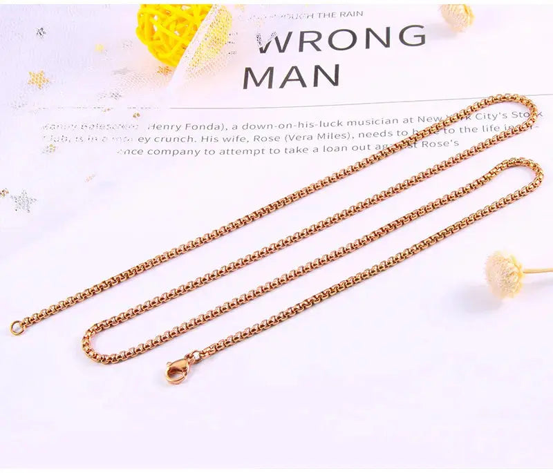 Fenico Accessories Boxed Up - Plain Box Link Chain