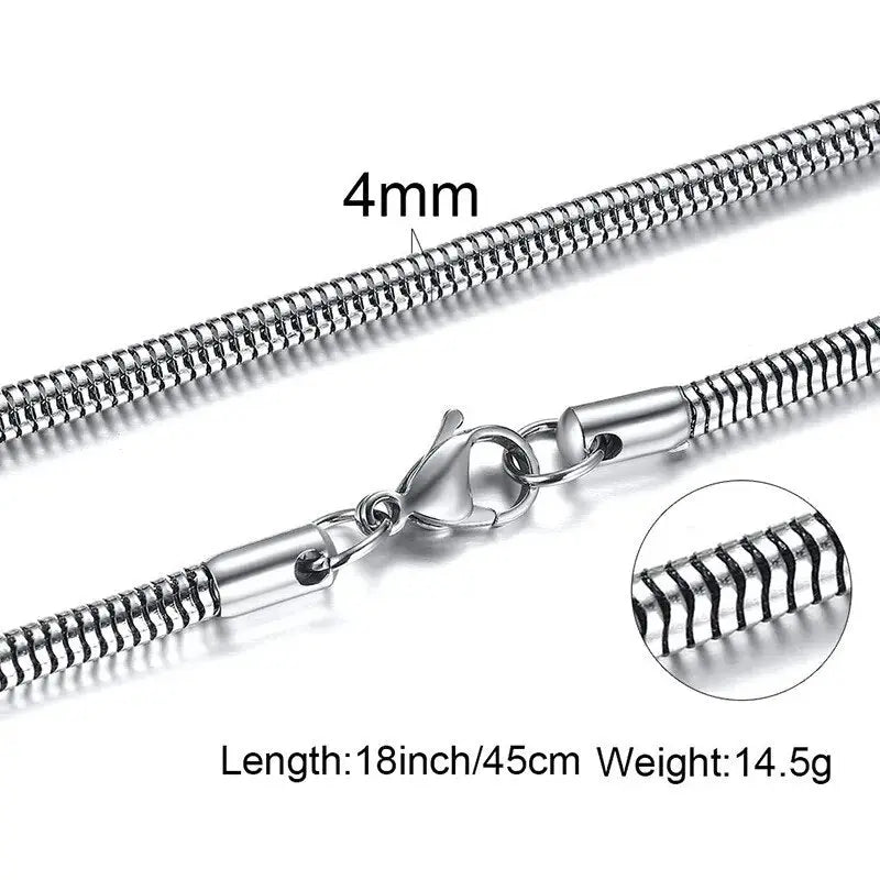 Fenico Accessories Circle of Elegance - Round Link Chain Necklace