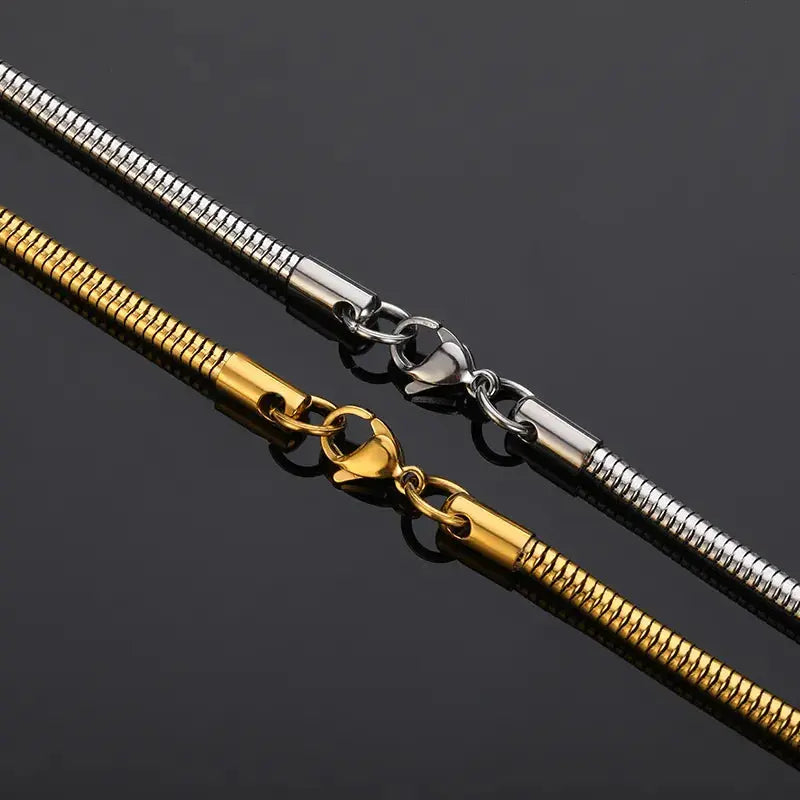 Fenico Accessories Circle of Elegance - Round Link Chain Necklace