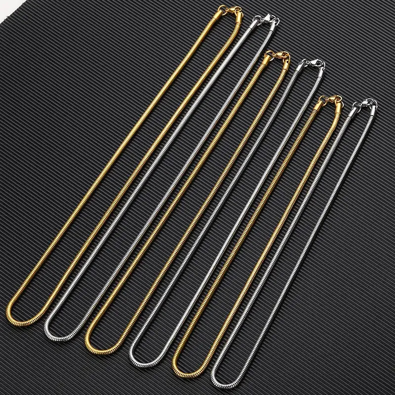 Fenico Accessories Circle of Elegance - Round Link Chain Necklace