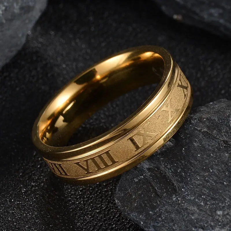 Vintage Roman Numeral Ring - Fenico Accessories