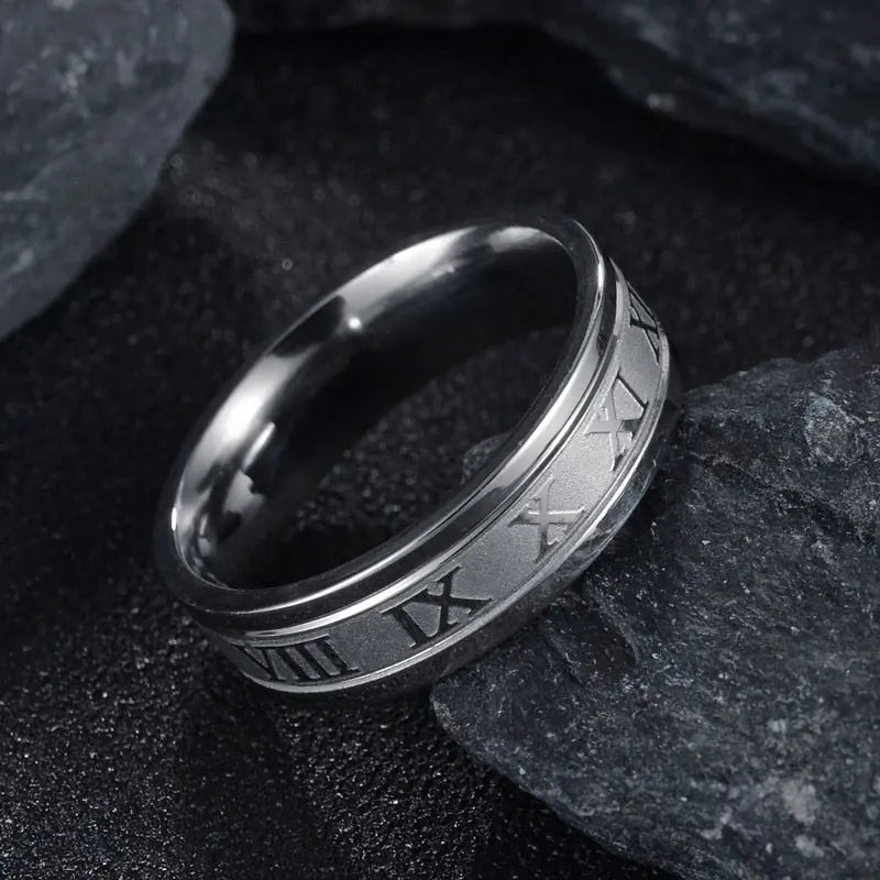 Vintage Roman Numeral Ring - Fenico Accessories