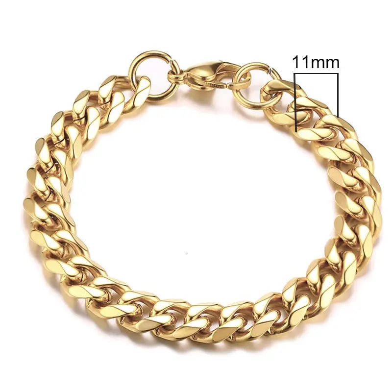 Hard Curb Bracelet - Fenico Accessories