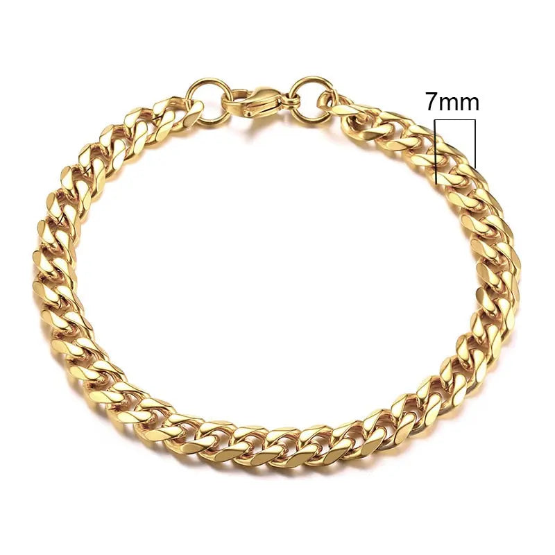 Hard Curb Bracelet - Fenico Accessories