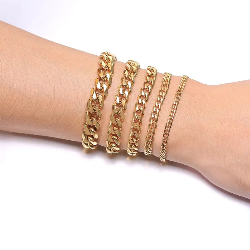 Hard Curb Bracelet - Fenico Accessories