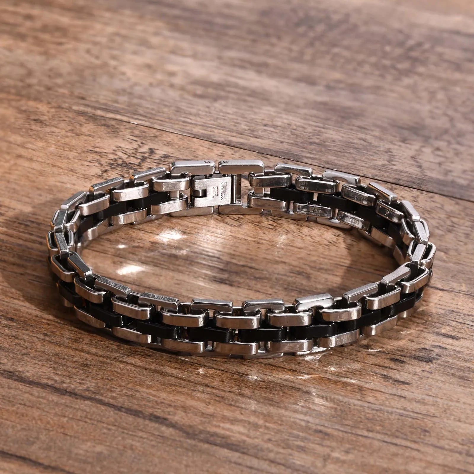 Fenico Accessories The Sentinel - Strap Chain Link Bracelet