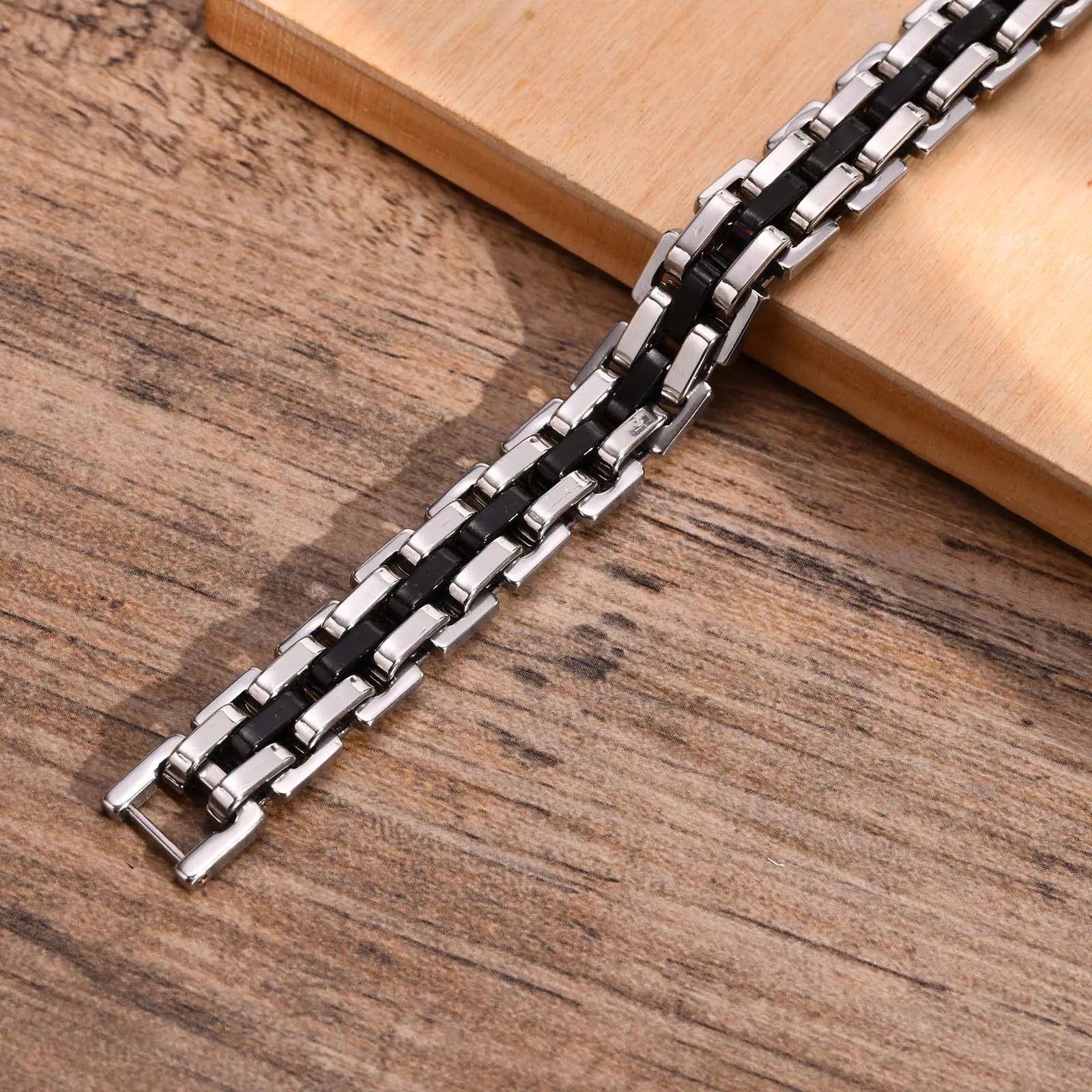 Fenico Accessories The Sentinel - Strap Chain Link Bracelet