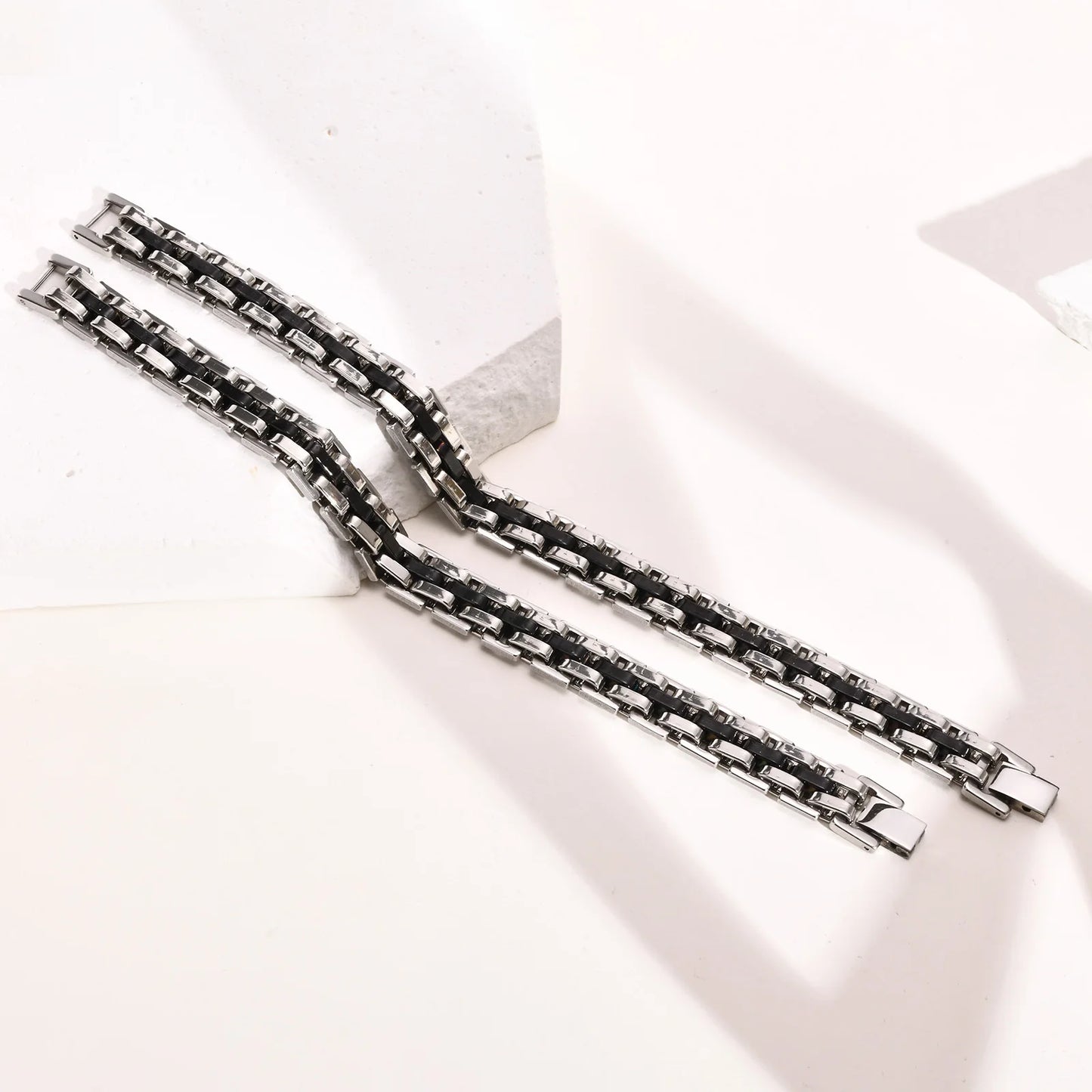 Fenico Accessories The Sentinel - Strap Chain Link Bracelet