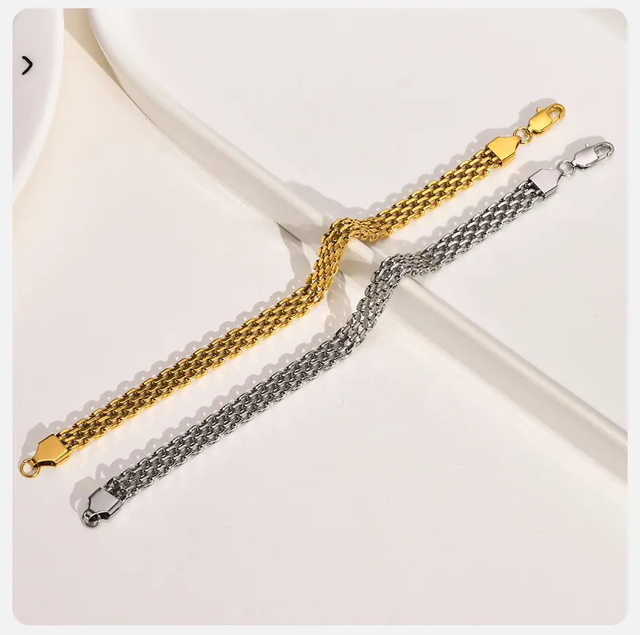 Fenico Accessories Whisper Weave - Mesh Link Chain Bracelet