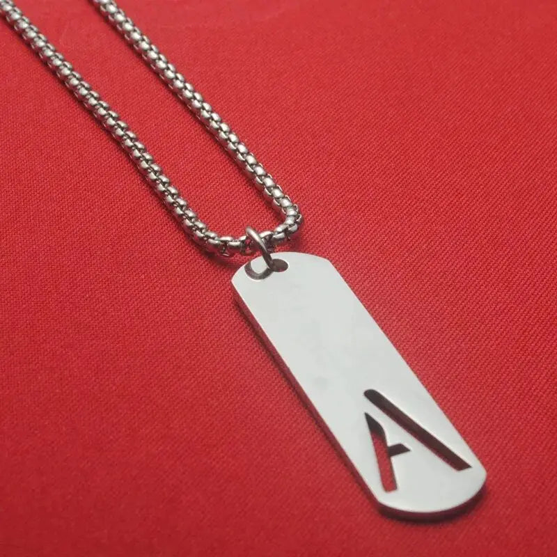 Fenico Accessories The Empty Alphabet - Hollow Letter Pendant Necklace 