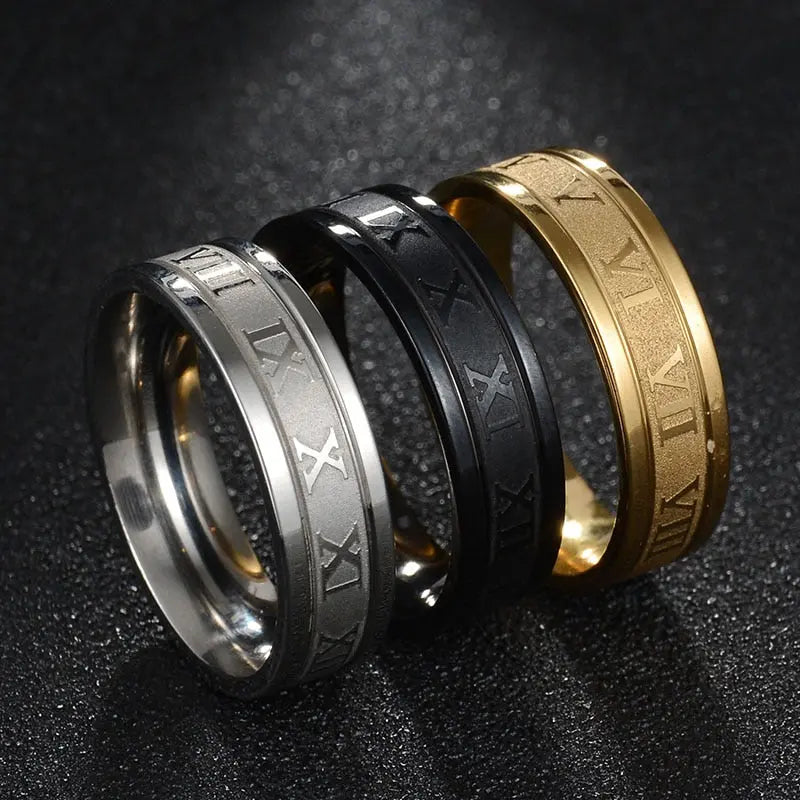 Vintage Roman Numeral Ring - Fenico Accessories