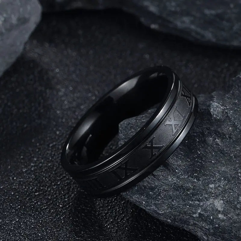 Vintage Roman Numeral Ring - Fenico Accessories