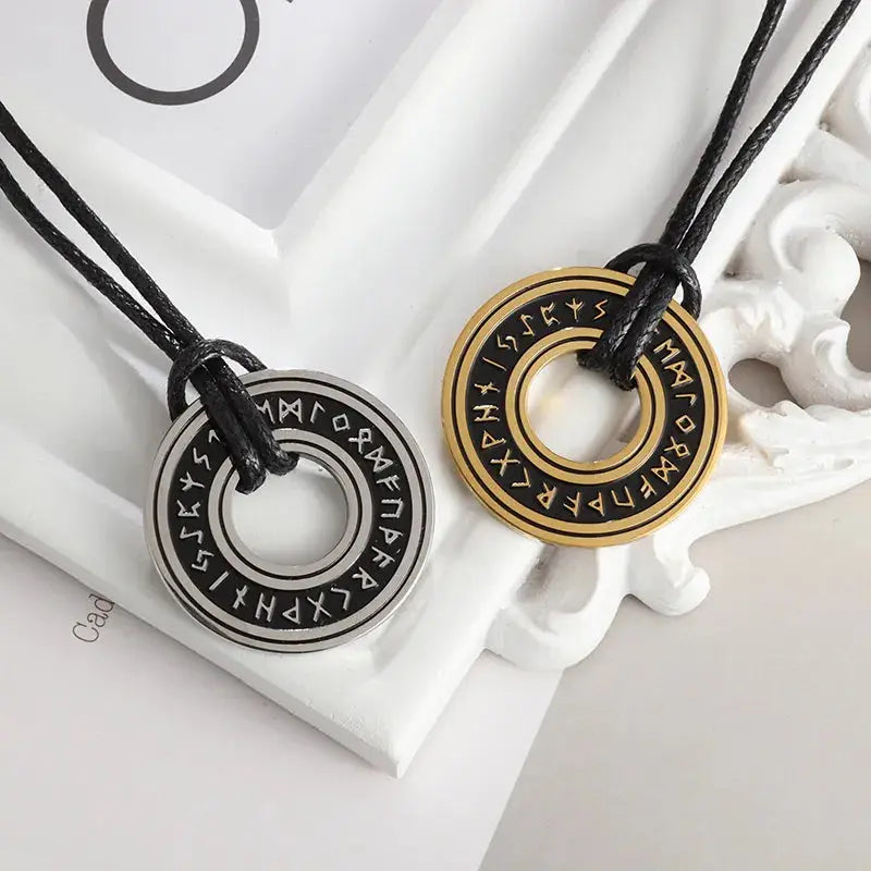 Fenico Accessories Vintage Viking Runes Amulet