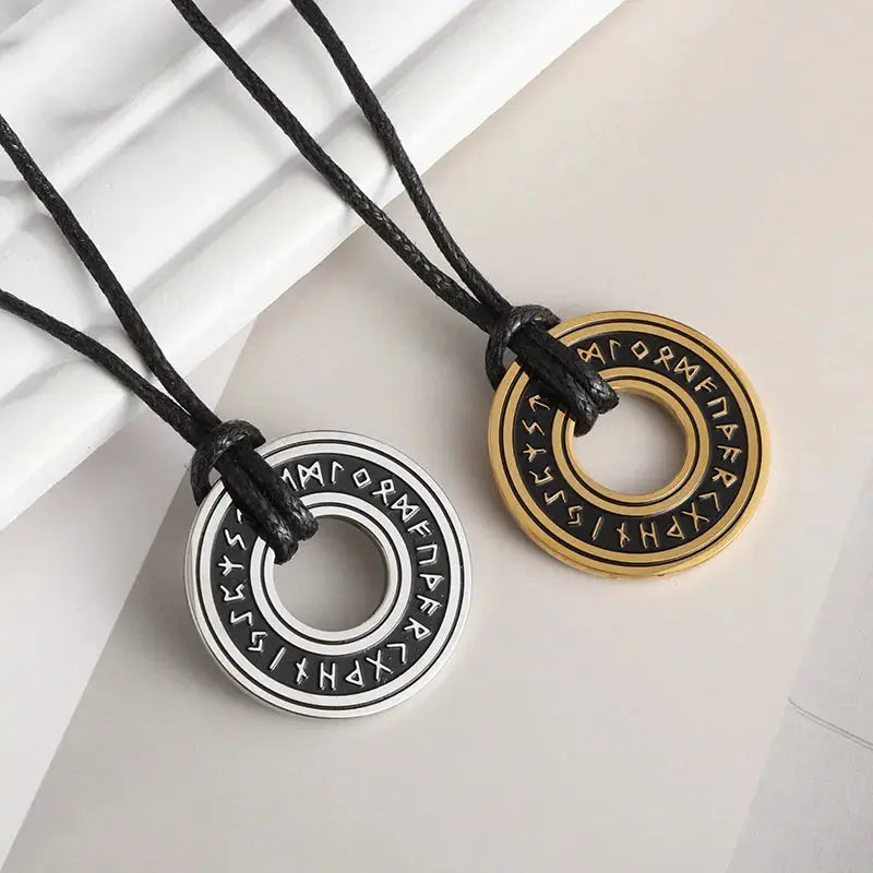 Fenico Accessories Vintage Viking Runes Amulet